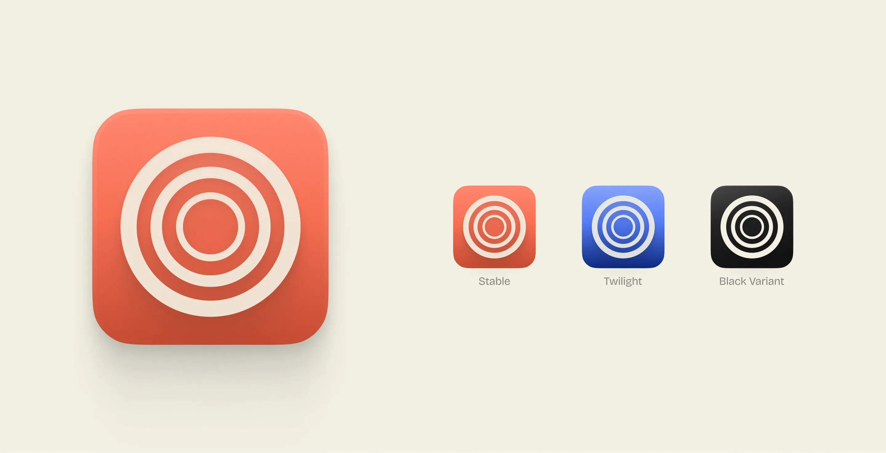 Different Zen Browser app icons.